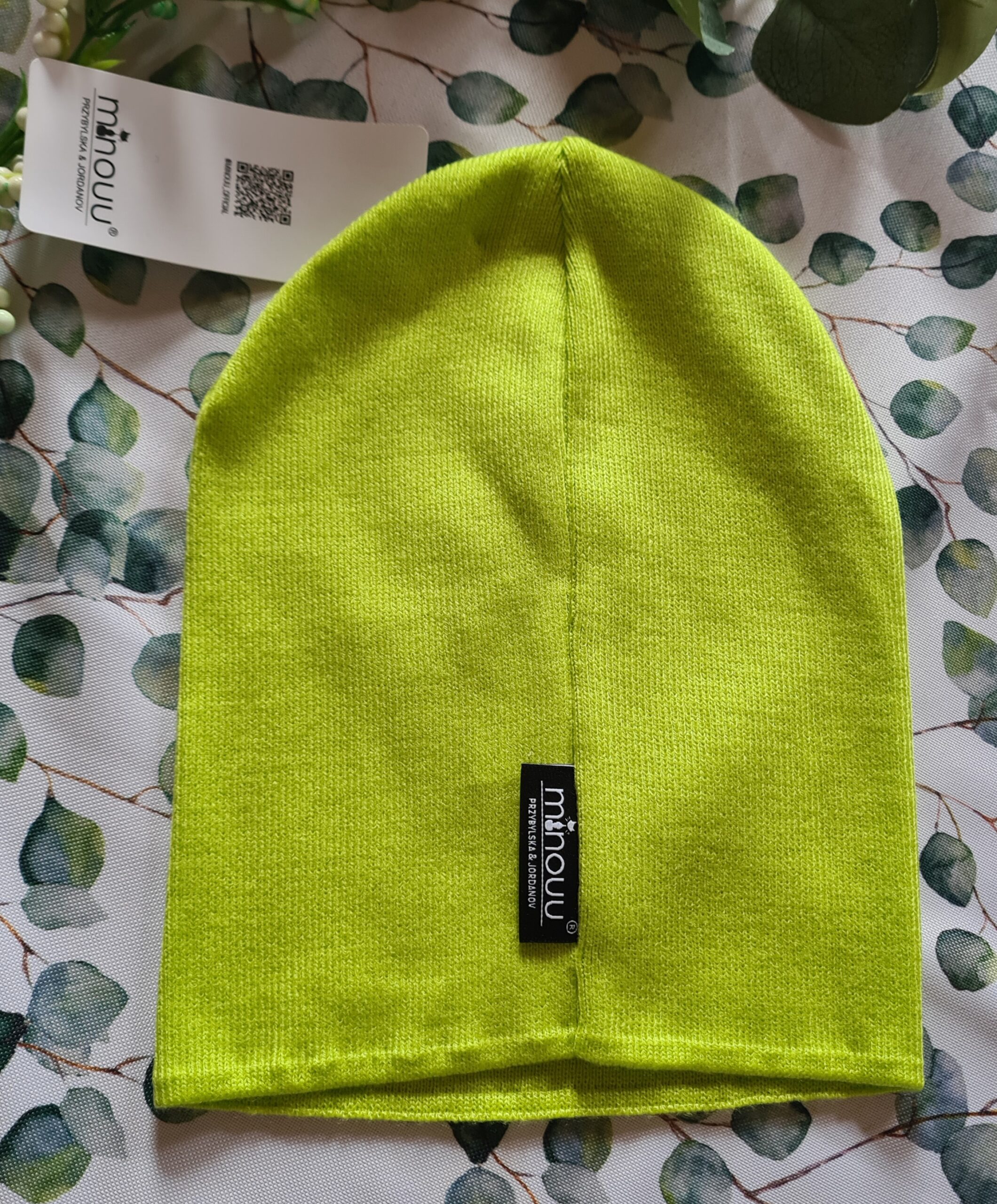 Frühlingsmütze-Minouu-Apfelgrün-100%- Acryl