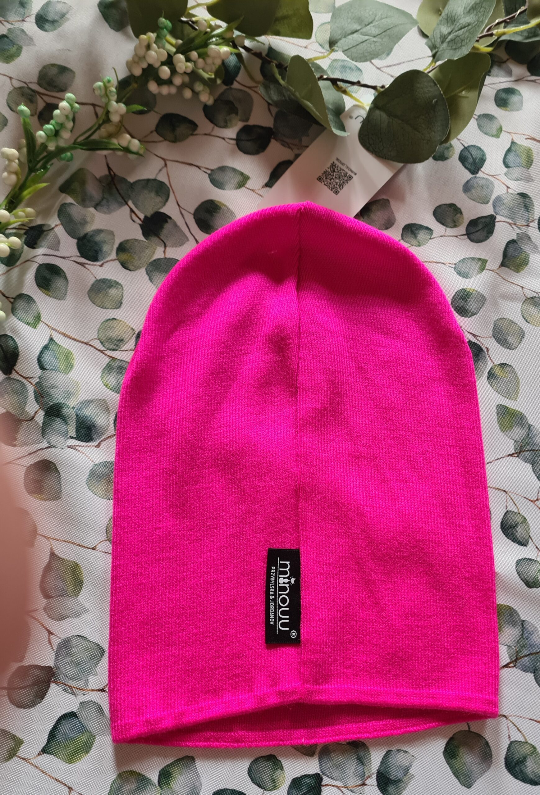 Puppe-Frühlingsmütze-Minouu-rosa-100%- Acryl